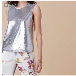 Sequin sleeveless top